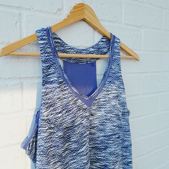 MPG Leisure Tennis Golf Dress Shelf Bra Halter Mesh Racer Back Athletic Sz:L - Picture 3 of 9